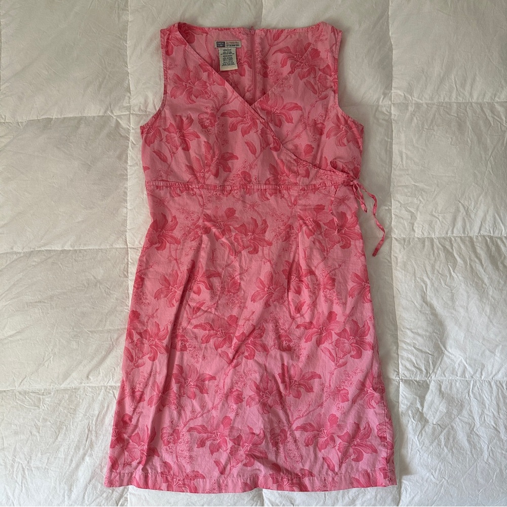 faded glory floral knee length dress
